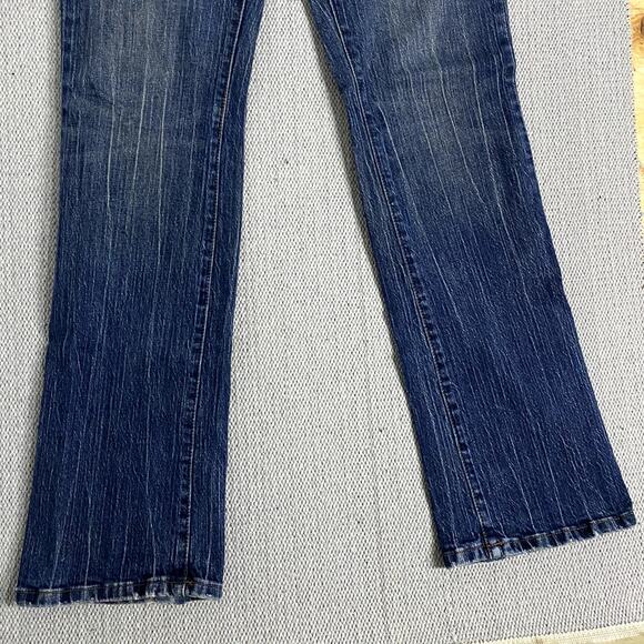 Rocawear Vintage Jeans Womens 11 32X32 Blue Bootcut Stretch Embroidered Street - Picture 5 of 14